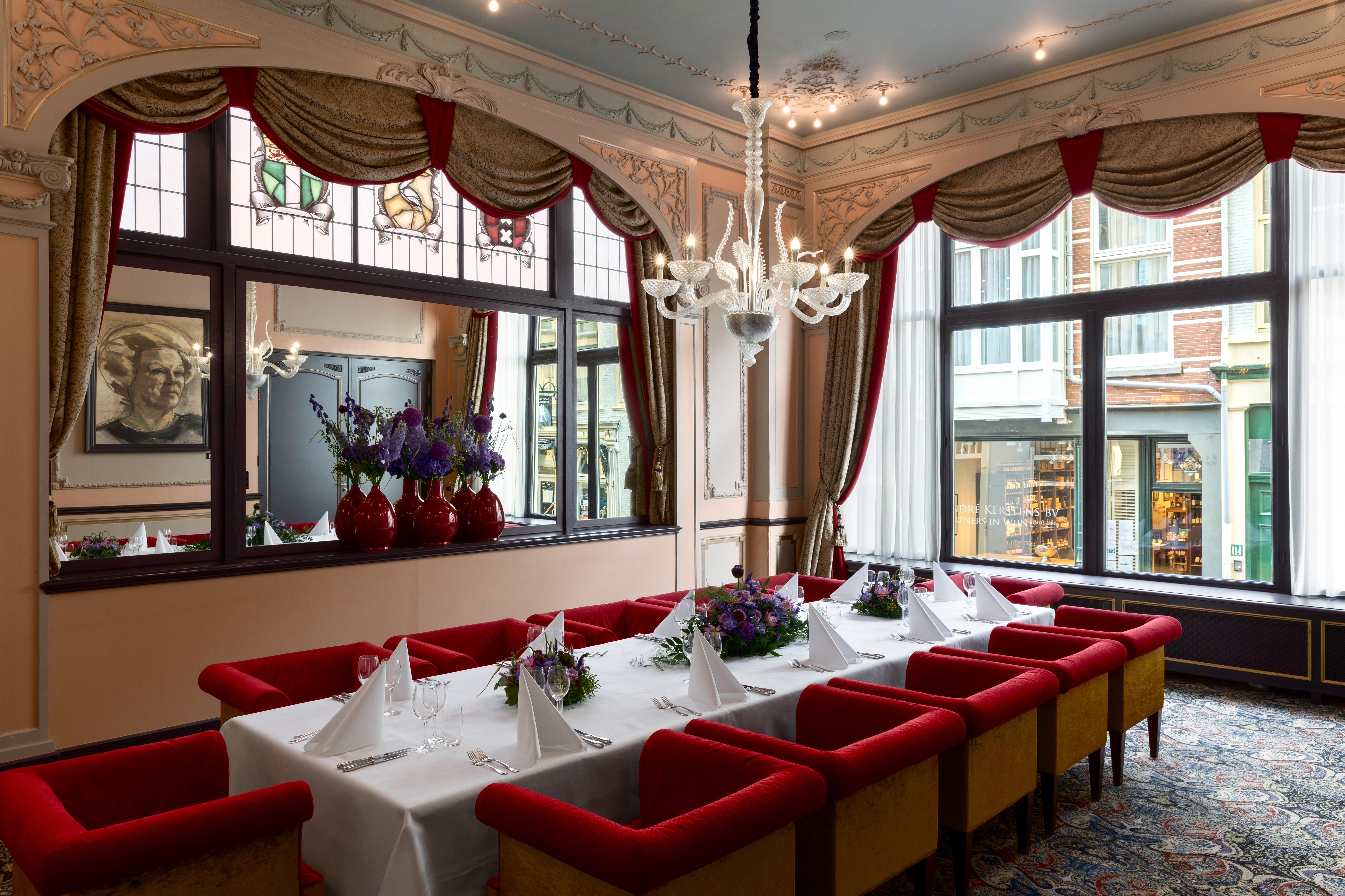 Hotel Des Indes Den Haag Exterior foto The restaurant
