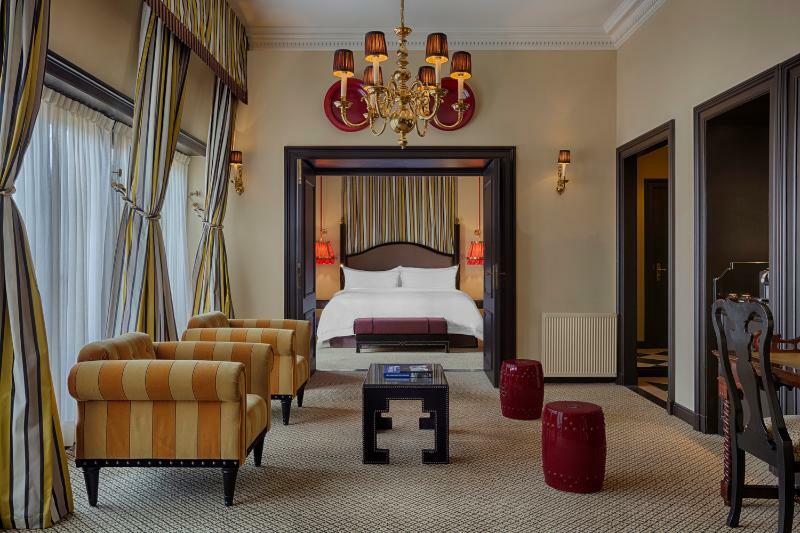 Hotel Des Indes Den Haag Exterior foto A suite at the Mandarin Oriental, London